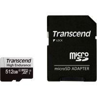 Transcend 512 GB microSDXC Clase 10 UHS-I (U3) + SD-adapter (TS512GUSD350V)