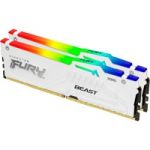 Kingston FURY 32 GB (2x16GB) DDR5 6000 MHz Beast RGB EXPO White (KF560C36BWE2AK2-32)