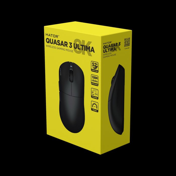 HATOR Quasar 3 ULTIMA 8K Wireless Black (HTM762)