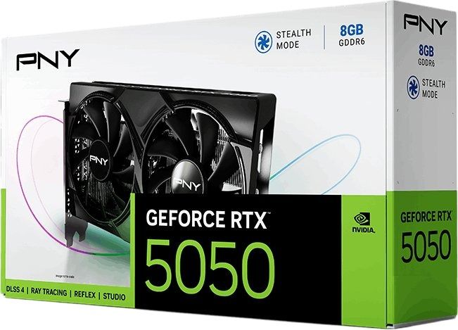 PNY GeForce RTX 5050 Dual Fan 8 GB (VCG50508DFXPB1)