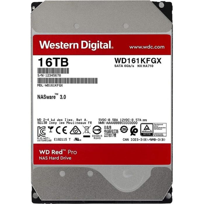 WD Red Pro 16 TB (WD161KFGX)