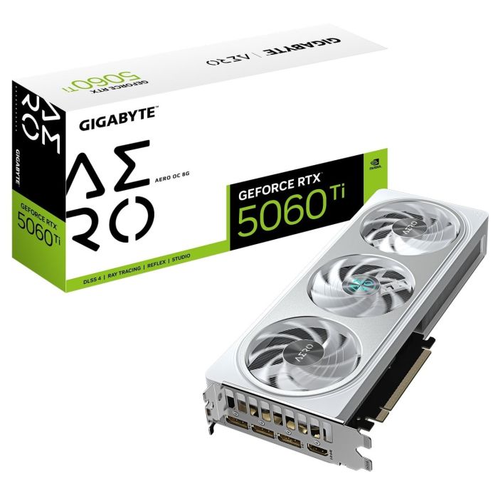 GIGABYTE GeForce RTX 5060 Ti AERO OC 8G (GV-N506TAERO OC-8GD)