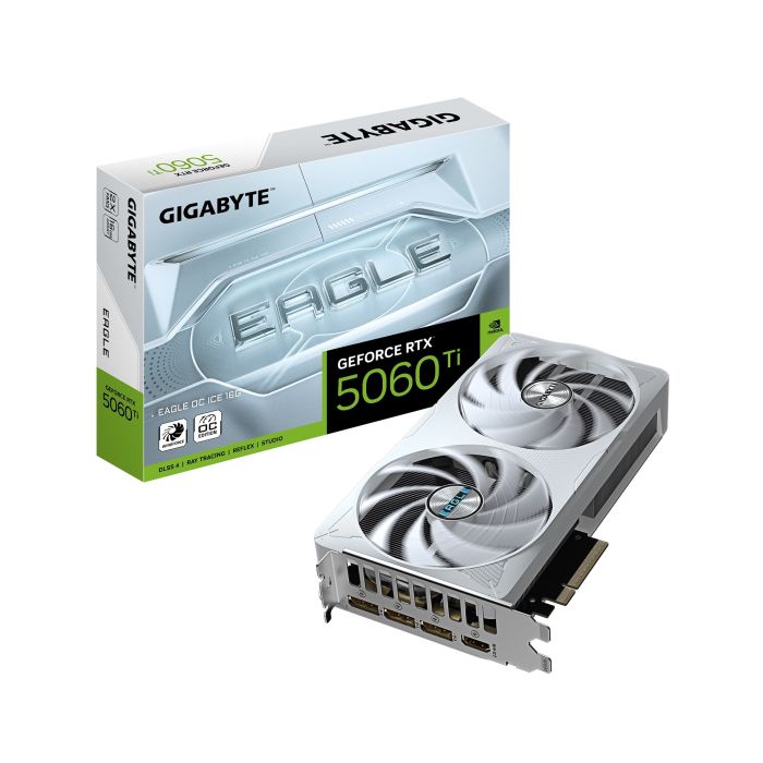GIGABYTE GeForce RTX 5060 Ti EAGLE OC ICE 16G (GV-N506TEAGLEOC ICE-16GD)
