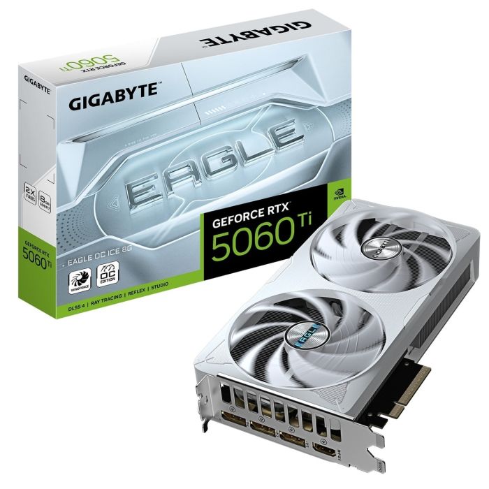 GIGABYTE GeForce RTX 5060 Ti EAGLE OC ICE 8G (GV-N506TEAGLEOC ICE-8GD)