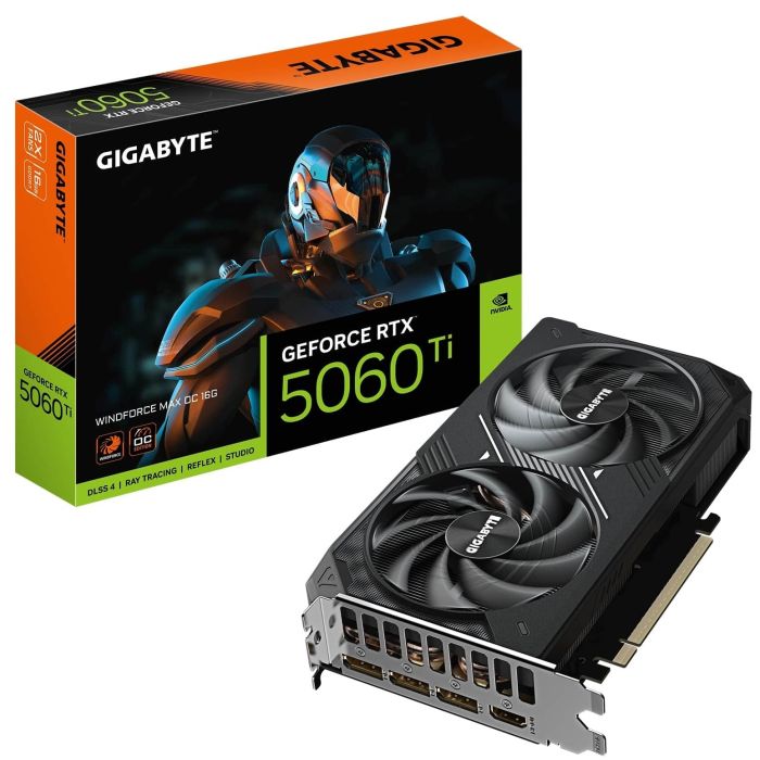 GIGABYTE GeForce RTX 5060 Ti WINDFORCE MAX OC 16G (GV-N506TWF2MAX OC-16GD)