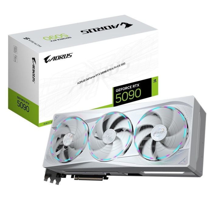 GIGABYTE AORUS GeForce RTX 5090 STEALTH ICE 32G (GV-N5090AORUSST ICE-32GD)