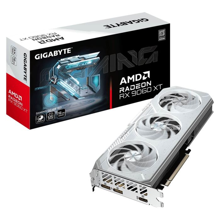 GIGABYTE Radeon RX 9060 XT GAMING OC ICE 16G (GV-R906XGAMINGOCICE-16GD)