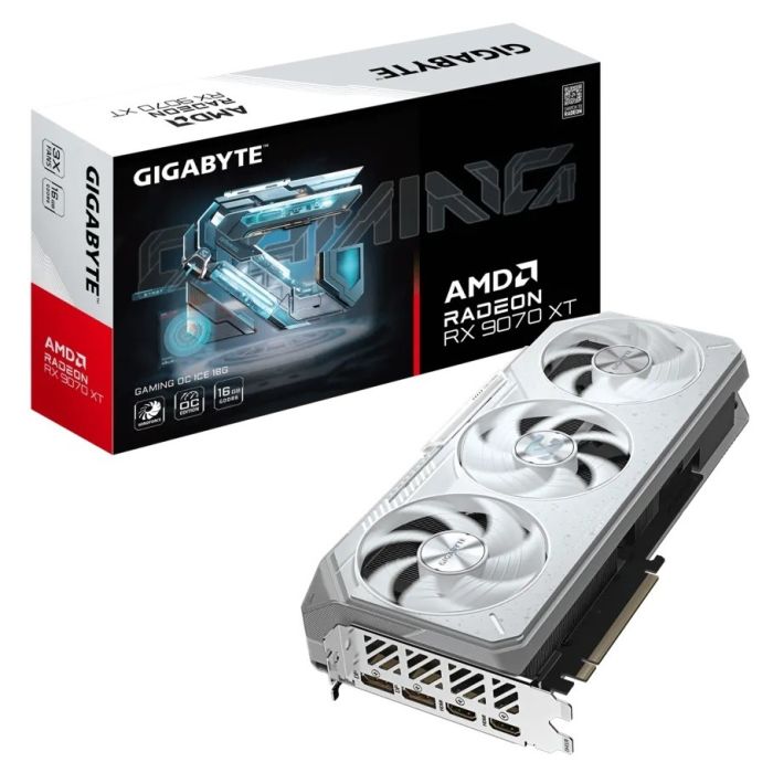 GIGABYTE Radeon RX 9070 XT GAMING OC ICE 16G (GV-R907XGAMINGOCICE-16GD)