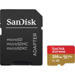 SanDisk 256 GB microSDXC UHS-I U3 V30 A2 Extreme (SDSQXAV-256G-GN6MA)