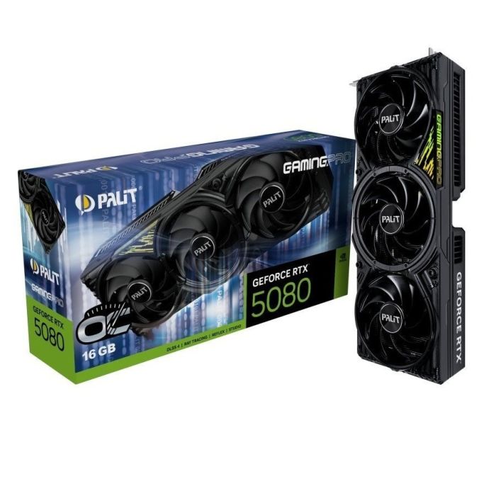 Palit GeForce RTX 5080 GamingPro OC V1 (NE75080S19T2-GB2031Y)