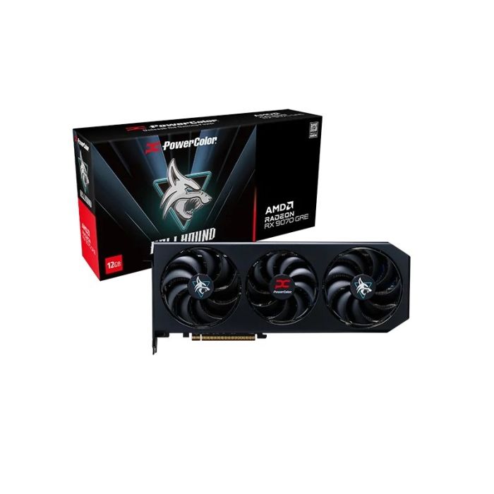 PowerColor Hellhound AMD Radeon RX 9070 GRE 12GB GDDR6 (RX9070GRE 12G-L/OC)