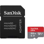 SanDisk 512 GB microSDXC UHS-I Ultra A1 + SD adapter (SDSQUAC-512G-GN6MA)