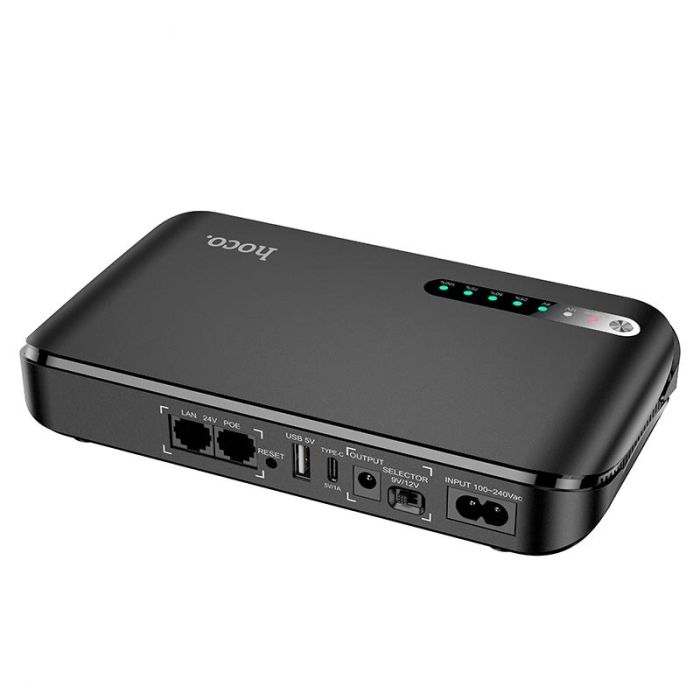 ДБЖ для роутера Hoco DB62 20000mAh Black
