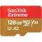 SanDisk 128 GB microSDXC UHS-I U3 V30 A2 Class 10 Extreme (SDSQXAA-128G-GN6AA)