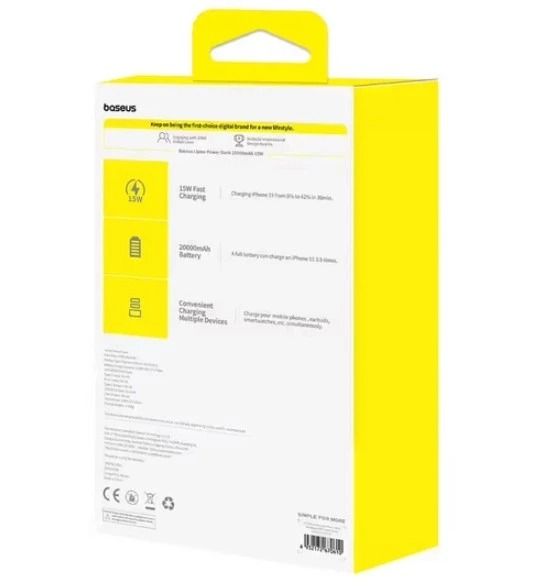 Baseus 20000mAh 15W Cluster Black (P10079100113-00)