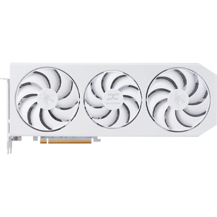 PowerColor Hellhound Spectral White AMD Radeon RX 9070 XT 16GB GDDR6 (RX9070XT 16G-L/OC/WHITE)