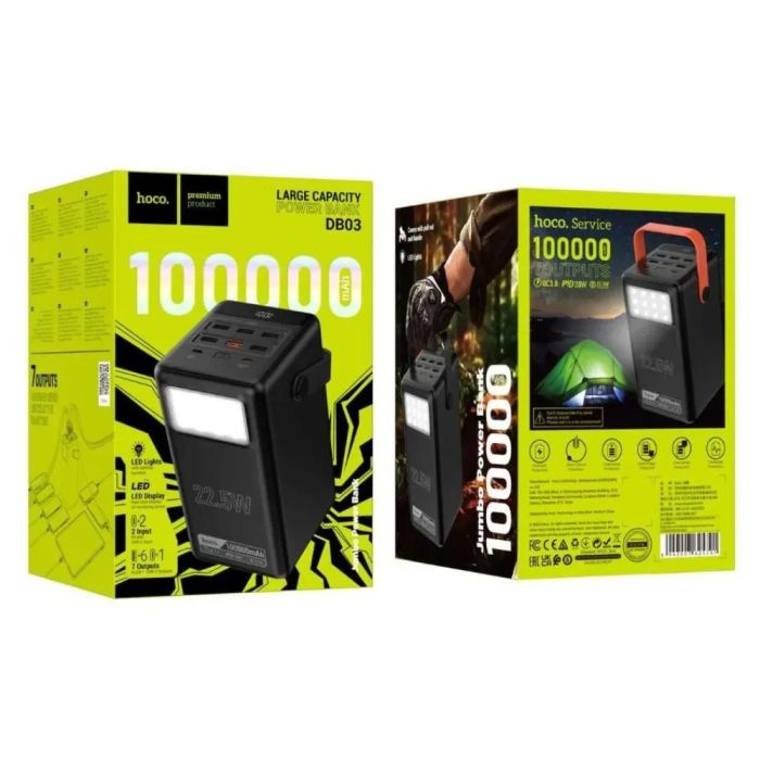 Hoco DB03 Max Centurion 100000mAh 65W Black