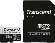 Transcend 128 GB microSDXC UHS-I U3 V30 A2 340S + SD Adapter TS128GUSD340S