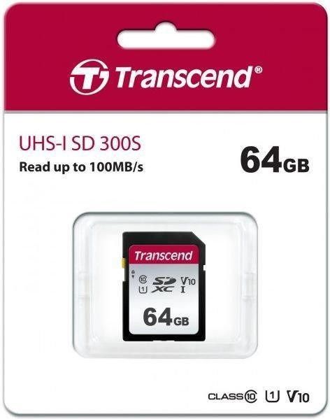 Transcend 64 GB SDXC UHS-I U3 300S TS64GSDC300S