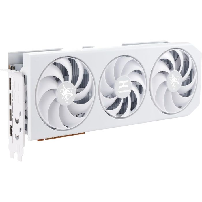 PowerColor Hellhound Spectral White AMD Radeon RX 9070 XT 16GB GDDR6 (RX9070XT 16G-L/OC/WHITE)