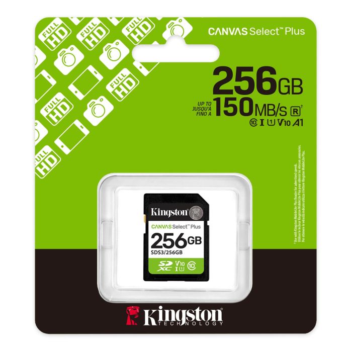 Kingston 256 GB SDXC Canvas Select Plus Gen3 SDS3/256GB