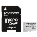 Transcend 256 GB microSDXC UHS-I U3 300S + SD Adapter TS256GUSD300S-A