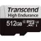 Transcend 512 GB microSDXC Clase 10 UHS-I (U3) + SD-adapter (TS512GUSD350V)