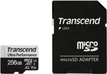 Transcend 256 GB microSDXC UHS-I U3 V30 A2 340S + SD Adapter TS256GUSD340S