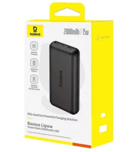 Baseus 20000mAh 15W Cluster Black (P10079100113-00)
