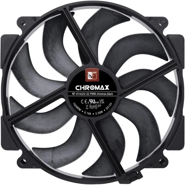 Noctua NOCTUA NF-A14x25r G2 PWM chromax.black