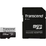 Transcend 256 GB microSDXC UHS-I (U3) High Endurance + SD Adapter (TS256GUSD350V)