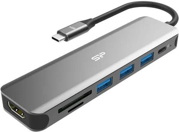 Silicon Power SU20 7 in 1 HDMI USB-C PD 60W (SPU3C07DOCSU200G)