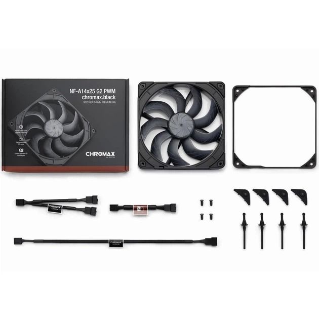 Noctua NF-A14x25 G2 PWM chromax.black
