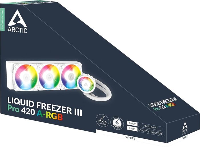 Arctic Liquid Freezer III Pro 420 A-RGB White (ACFRE00189A)