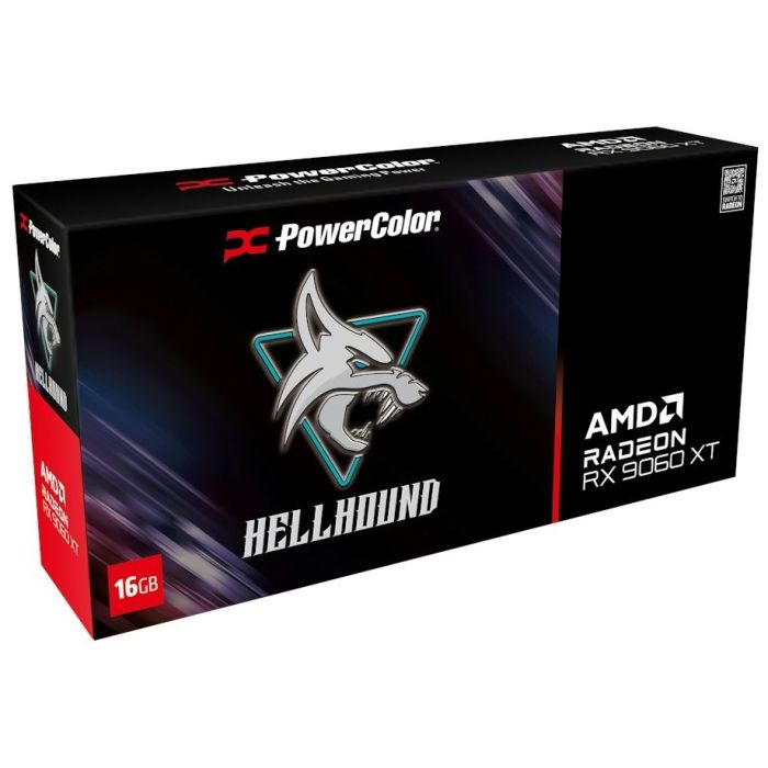 PowerColor Radeon RX 9060 XT 16GB Hellhound (RX9060XT 16G-L/OC)