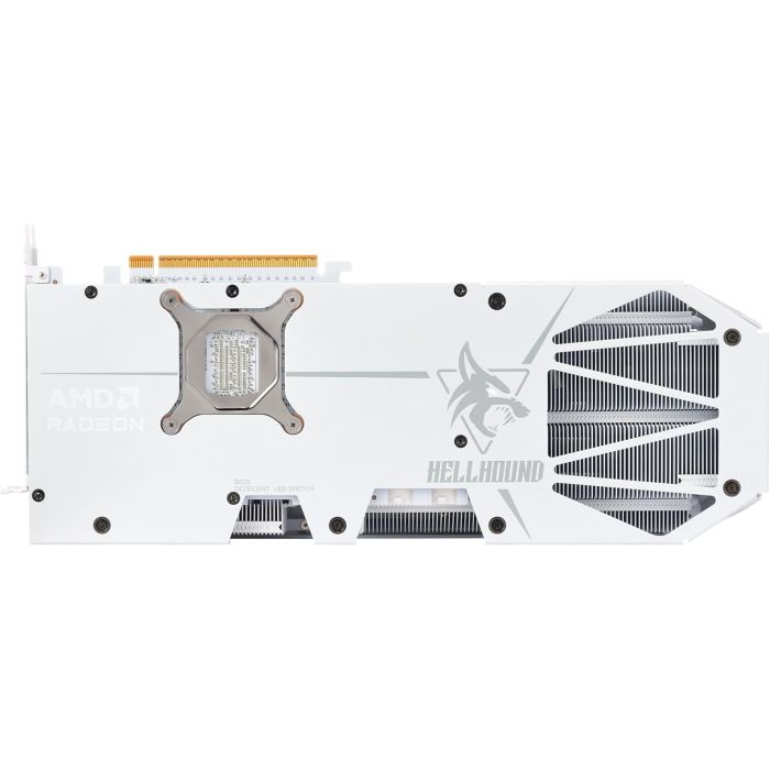 PowerColor Hellhound Spectral White AMD Radeon RX 9070 XT 16GB GDDR6 (RX9070XT 16G-L/OC/WHITE)