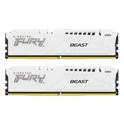 Kingston FURY 32 GB (2x16GB) DDR5 6000 MHz Beast EXPO White (KF560C36BWE2K2-32)