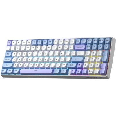 AULA S100 Pro RGB KRGD Red Switch Wireless White/Blue (6948391205762)