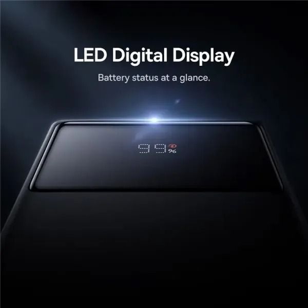 Baseus Star-Lord Digital Display 30W 20000mAh Black (P10022904113-00)