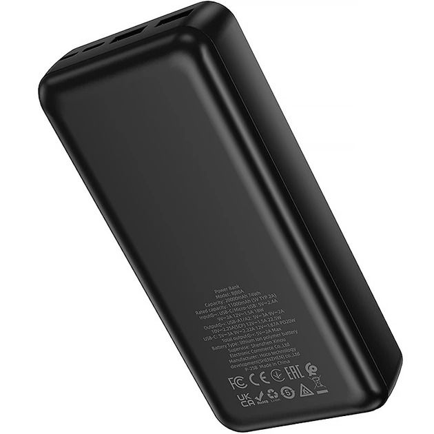Borofone BJ80A Clever 20000mAh Black (6941991121616)