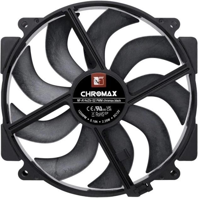 Noctua NF-A12x25 G2 PWM chromax.black