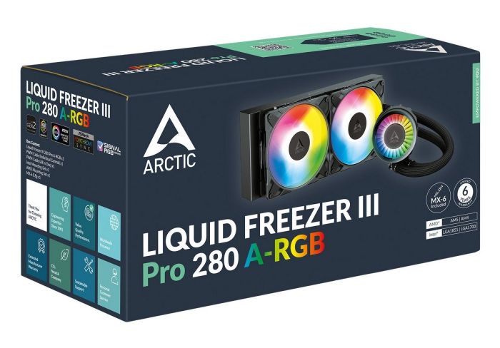 Arctic Liquid Freezer III Pro 280 A-RGB Black (ACFRE00183A)