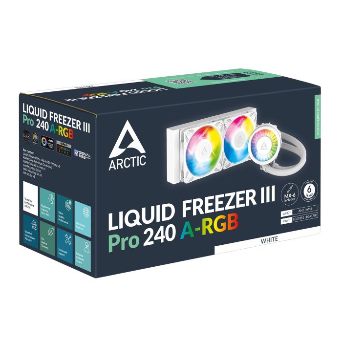 Arctic Liquid Freezer III Pro 280 A-RGB White (ACFRE00186A)