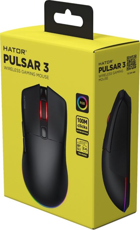 HATOR Pulsar 3 Wireless Black (HTM630) HATOR Pulsar 3 Wireless Black (HTM630)