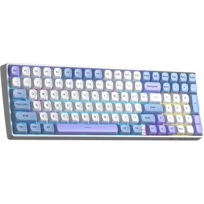 AULA S100 Pro RGB KRGD Red Switch Wireless White/Blue (6948391205762)