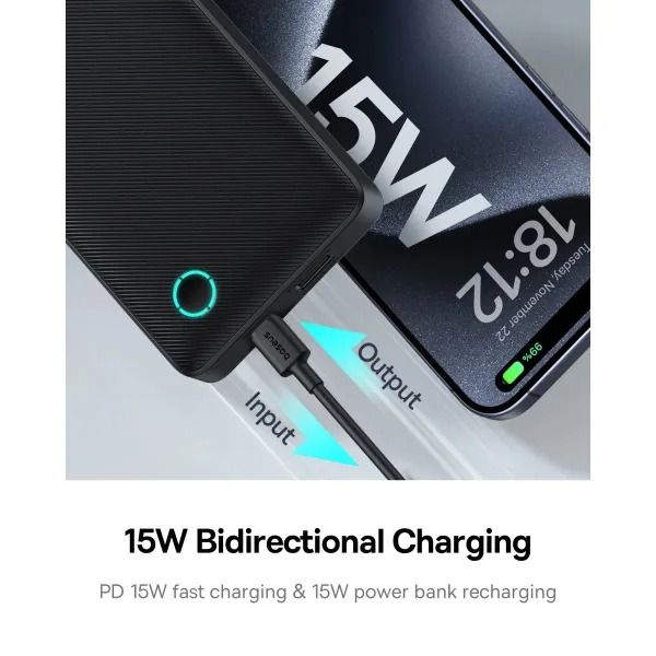 Baseus Airpow Lite 10000mAh 15W Black (P10067500123-00)