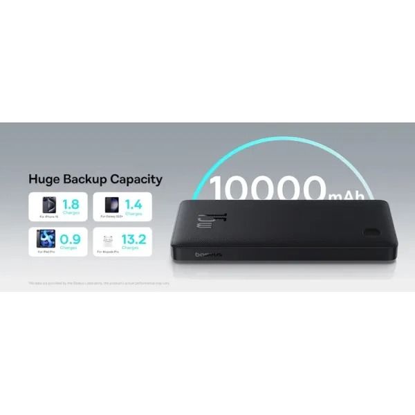 Baseus Airpow Lite 10000mAh 15W Black (P10067500123-00)