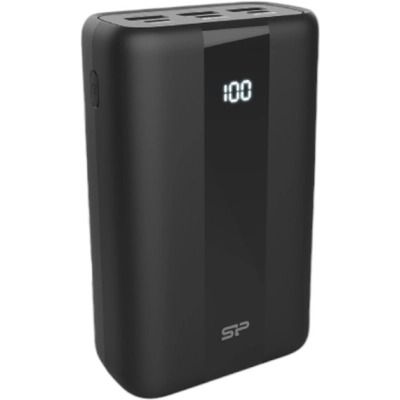 Silicon Power QX55 30000mAh PD+QC3.0, VOOC+SC 22,5W Black (SP30KMAPBKQX550K)