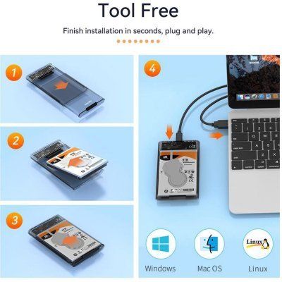 Maiwo K2510 2.5" SATA to USB 3.1 (6910053145013)