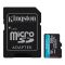 Kingston 256 GB microSDXC Canvas Go! Plus UHS-I U3 V30 A2 Class 10 + Adapter (SDCG4/256GB)